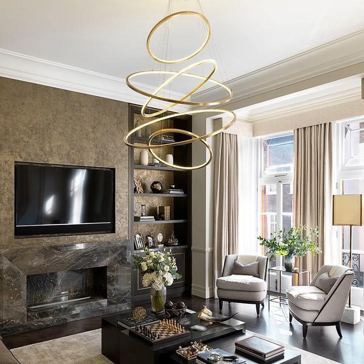 Aveline Modern LED Pendant Chandelier for Dining Room and Living Room