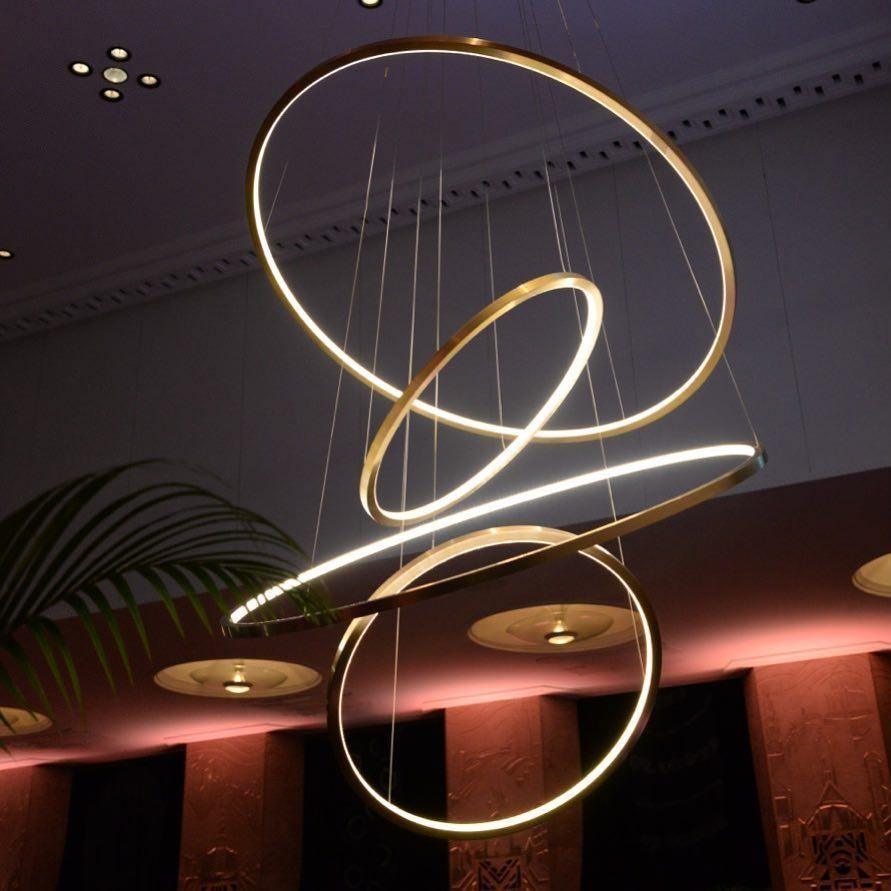 Aveline Modern LED Pendant Chandelier for Dining Room and Living Room