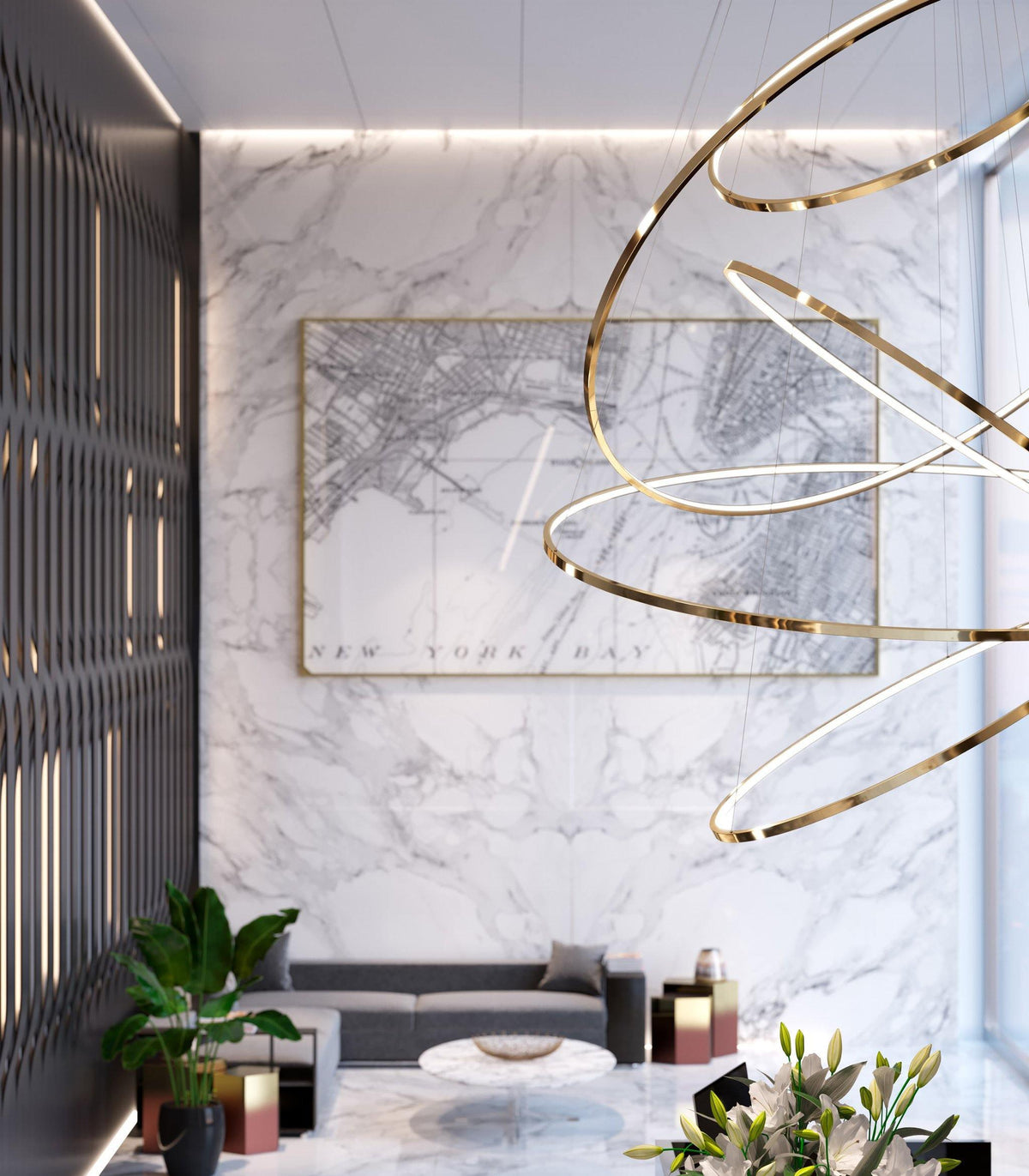 Aveline Modern LED Pendant Chandelier for Dining Room and Living Room