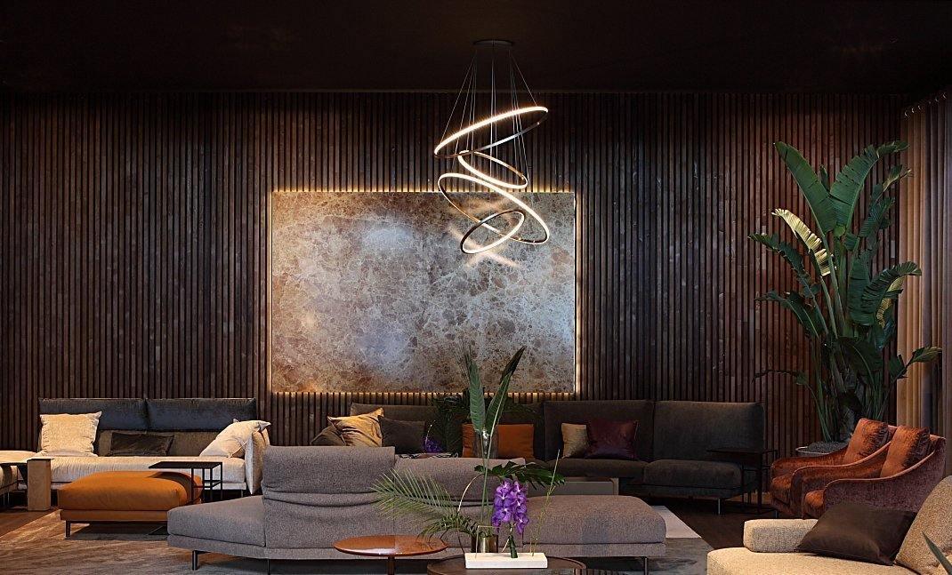 Aveline Modern LED Pendant Chandelier for Dining Room and Living Room