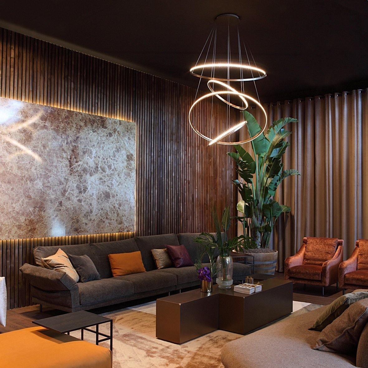 Aveline Modern LED Pendant Chandelier for Dining Room and Living Room