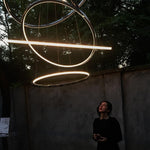 Serenitas Modern LED Chandelier – Sculptural Multi-Tier Pendant Light