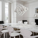 Serenitas Modern LED Chandelier – Sculptural Multi-Tier Pendant Light