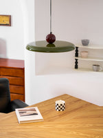 Lola Pendant Swag Light – Modern LED Disc Pendant for Living Room & Dining Room