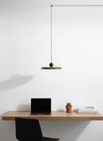 Lola Pendant Swag Light – Modern LED Disc Pendant for Living Room & Dining Room