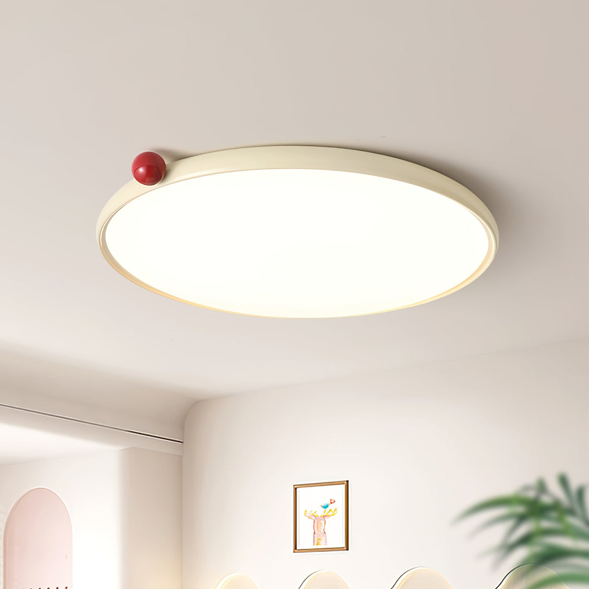 Lola LED Flush Mount Ceiling Light with Color Accents