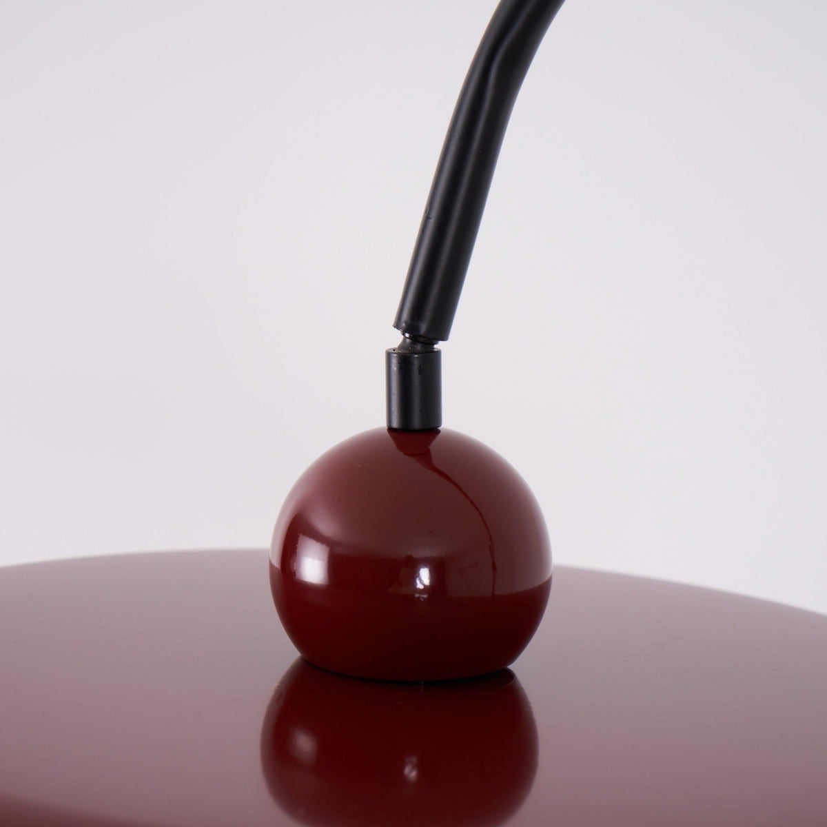 Lola Floor Lamp – Sculptural Modern LED Floor Lamp with Asymmetrical Red Shade