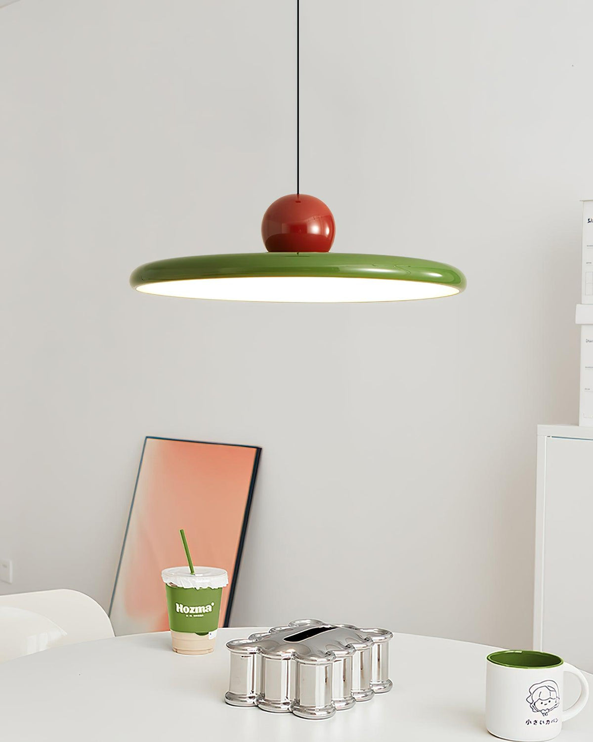 Lola Pendant Swag Light – Modern LED Disc Pendant for Living Room & Dining Room