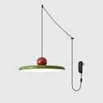 Lola Pendant Swag Light – Modern LED Disc Pendant for Living Room & Dining Room