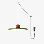 Lola Pendant Swag Light – Modern LED Disc Pendant for Living Room & Dining Room