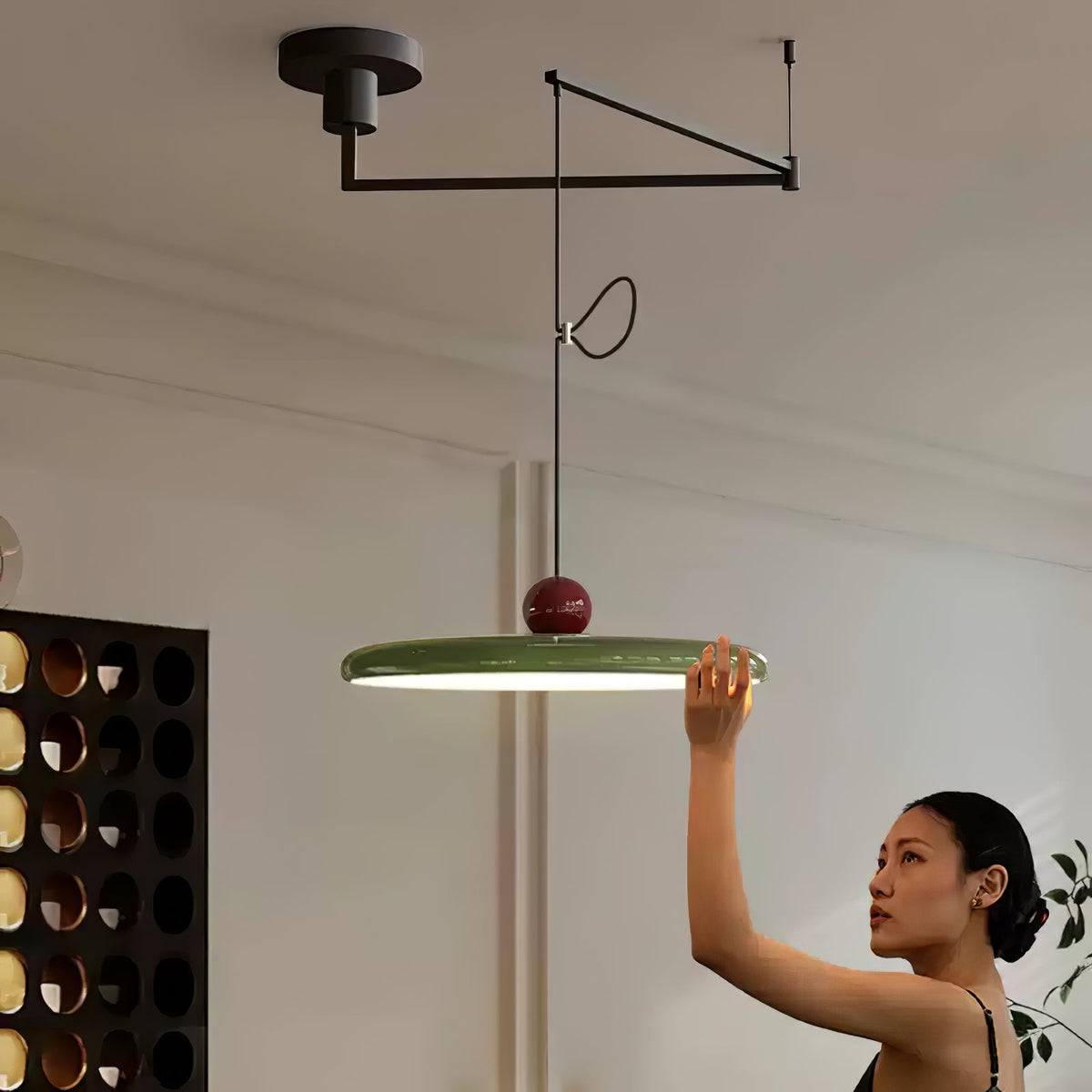 Lola Swing Arm Pendant Lamp