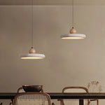 Lola Travertine Swag Pendant Light – Natural Stone & Wood LED Pendant