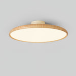 Lola Wood Grain Adjustable Ceiling Light – Modern LED Flush Mount