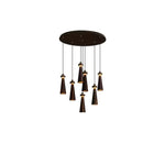 Loma Wood Pendant Light – Modern Minimalist LED Chandelier for Dining Room and Kitchen Island
