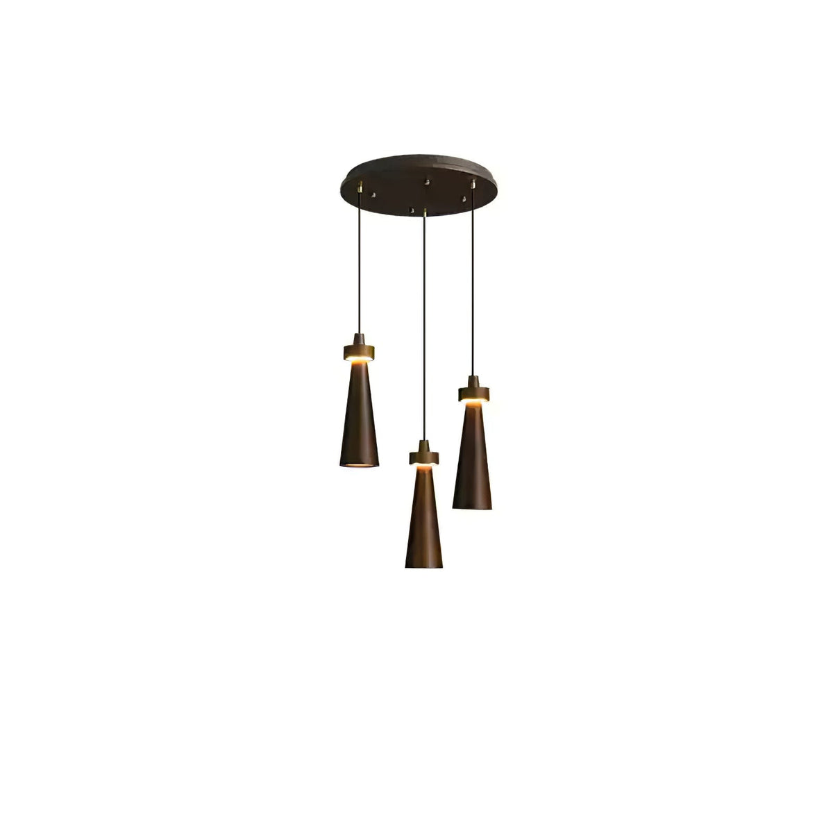Loma Wood Pendant Light – Modern Minimalist LED Chandelier for Dining Room and Kitchen Island