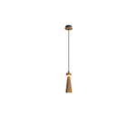 Loma Wood Pendant Light – Modern Minimalist LED Chandelier for Dining Room and Kitchen Island