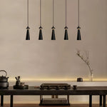 Loma Wood Pendant Light – Modern Minimalist LED Chandelier for Dining Room and Kitchen Island
