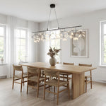 Firefly Linear LED Chandelier – Modern Acrylic Pendant Light for Dining & Living Spaces