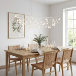 Firefly Linear LED Chandelier – Modern Acrylic Pendant Light for Dining & Living Spaces