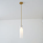 Long Tube Glass Pendant Light