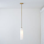 Long Tube Glass Pendant Light