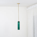 Long Tube Glass Pendant Light