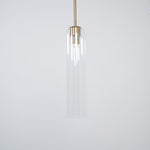 Long Tube Glass Pendant Light