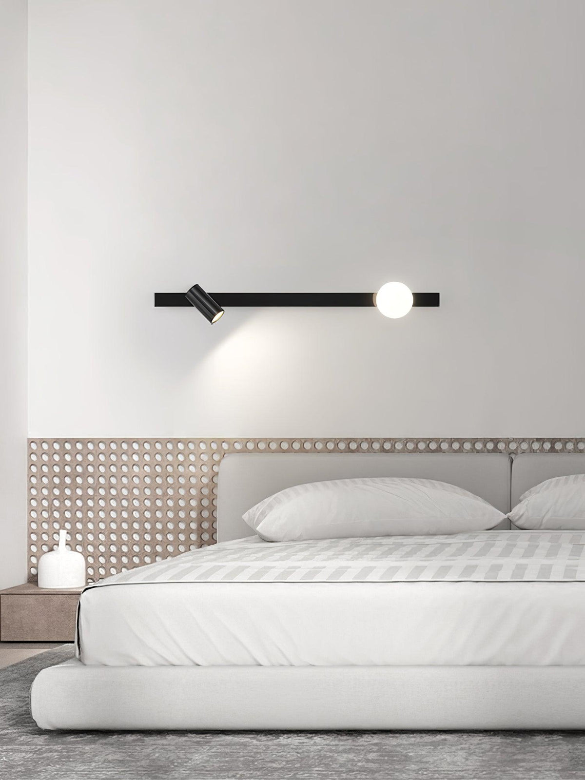 Long Arm Plug In Wall Light