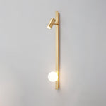 Long Arm Plug In Wall Light