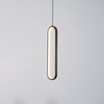 Long Oval Led Pendant Lamp