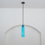 Long Tube Glass Pendant Light