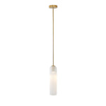 Long Tube Glass Pendant Light