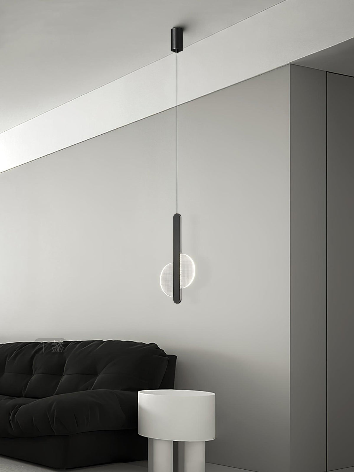 Loomis Modern Brass LED Pendant Light for Dining Room and Living Space