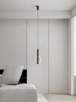 Loomis Modern Brass LED Pendant Light for Dining Room and Living Space