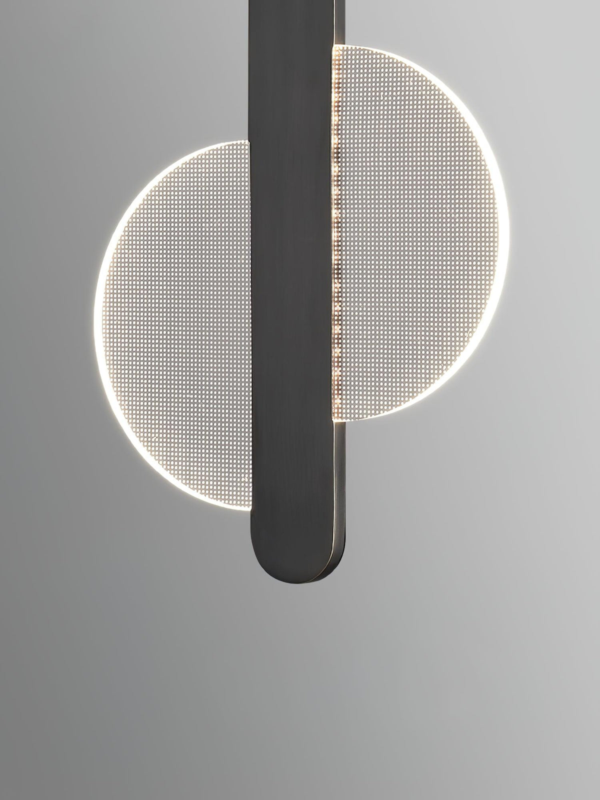 Loomis Modern Brass LED Pendant Light for Dining Room and Living Space