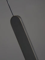 Loomis Modern Brass LED Pendant Light for Dining Room and Living Space