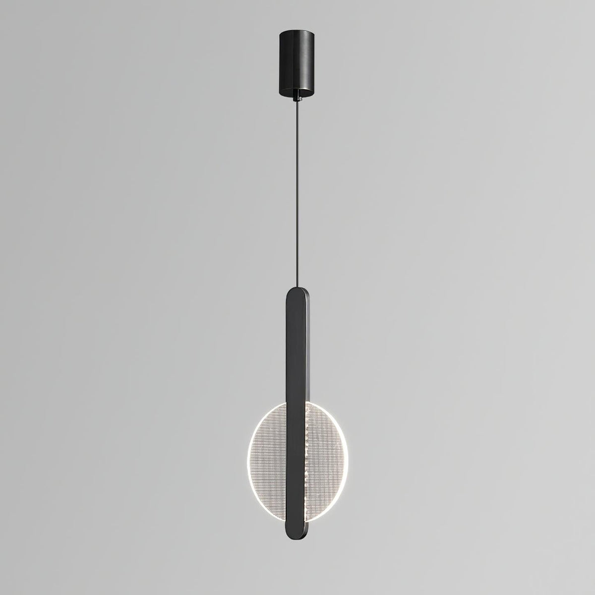 Loomis Modern Brass LED Pendant Light for Dining Room and Living Space