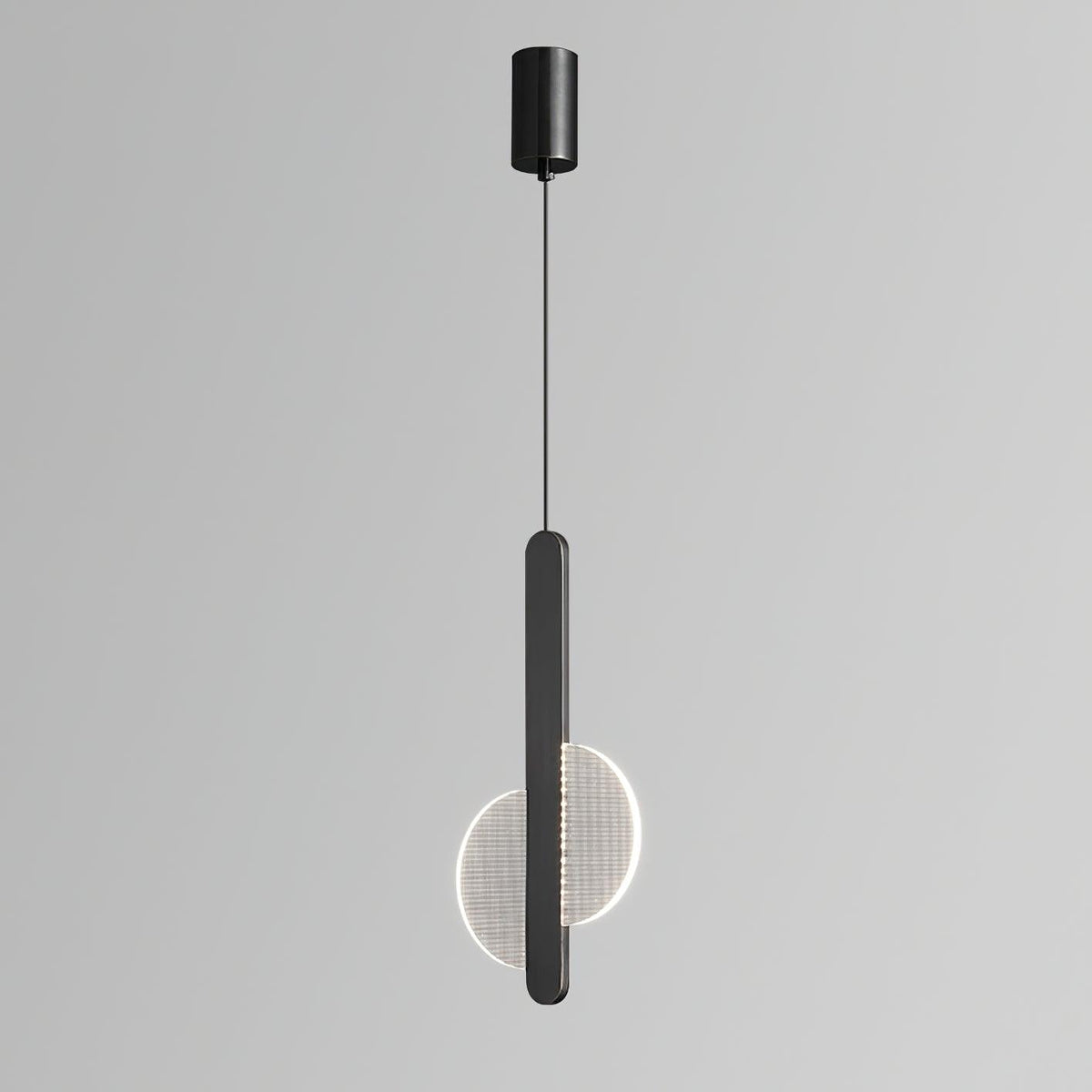 Loomis Modern Brass LED Pendant Light for Dining Room and Living Space