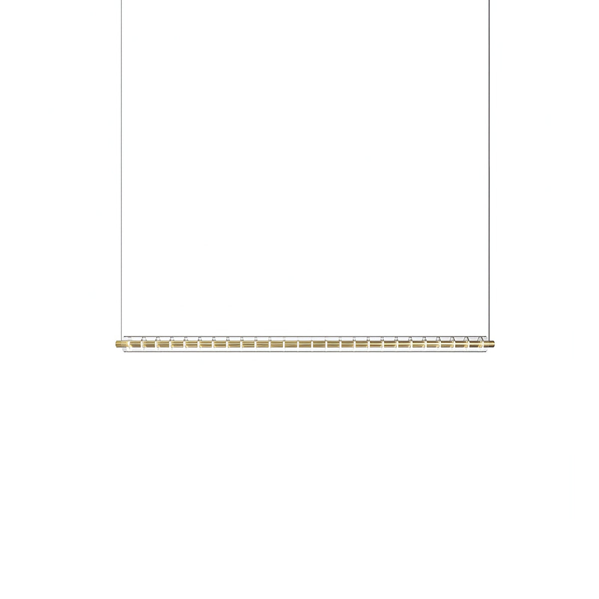Loop Pendant Light – Modern Linear LED Chandelier in Gold or Black