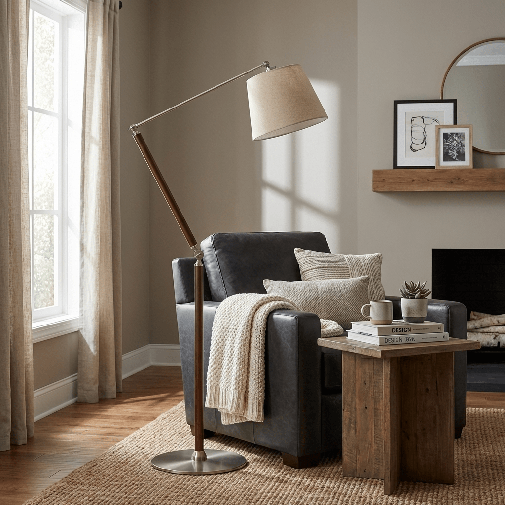 Lorian Adjustable Floor Lamp – Modern Articulated Reading Light