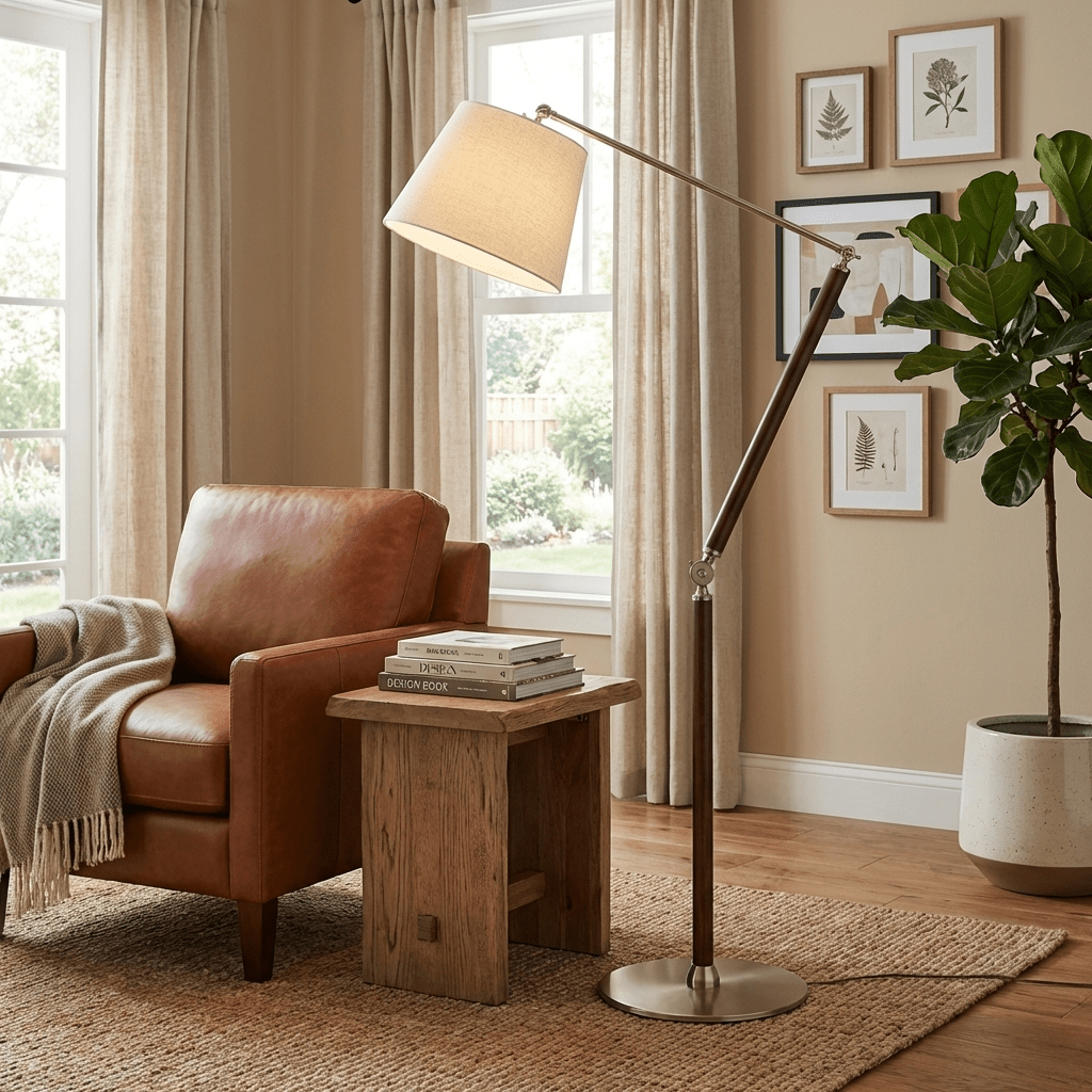 Lorian Adjustable Floor Lamp – Modern Articulated Reading Light
