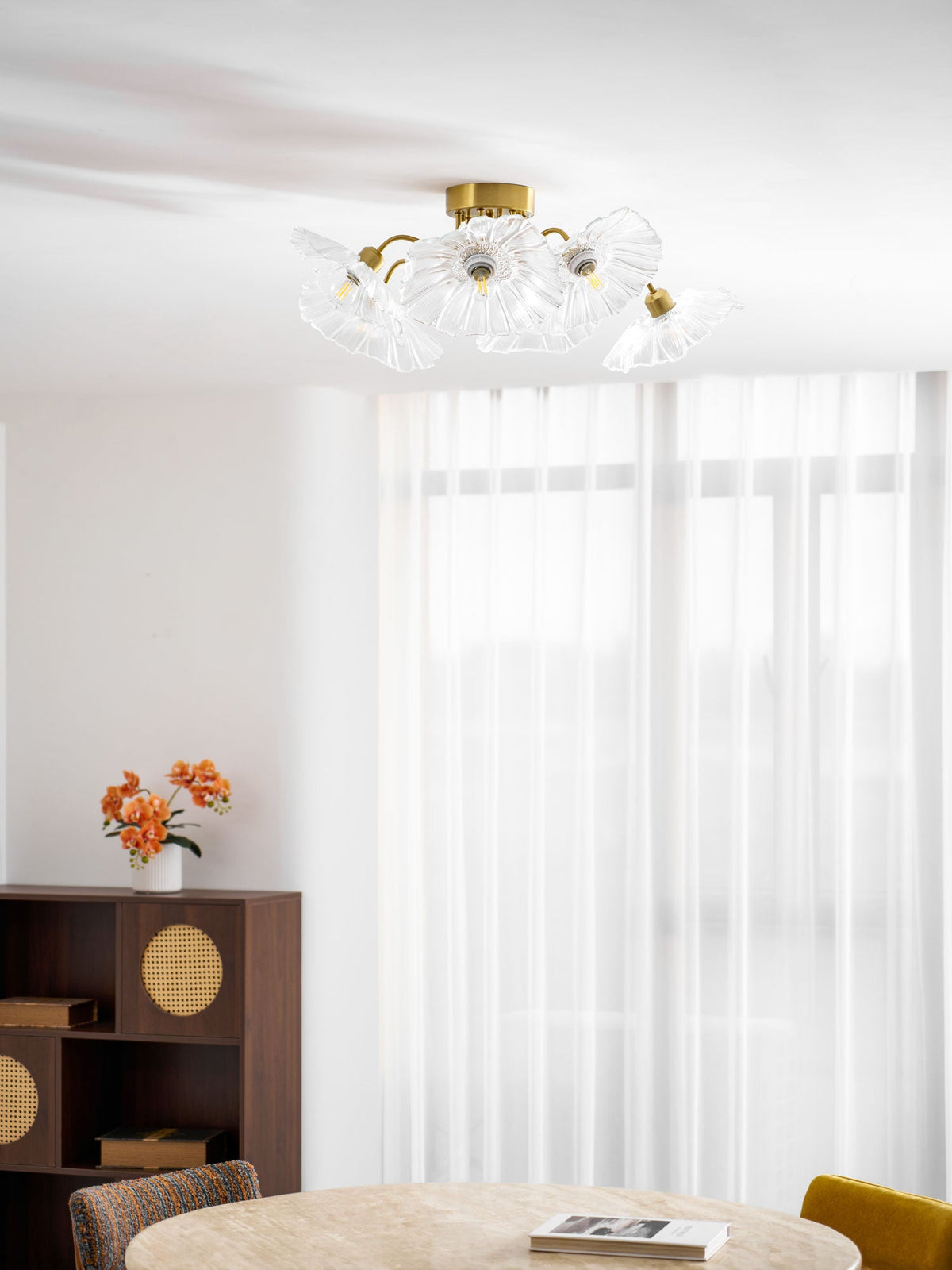 lotus-leaf-glass-ceiling-lamp