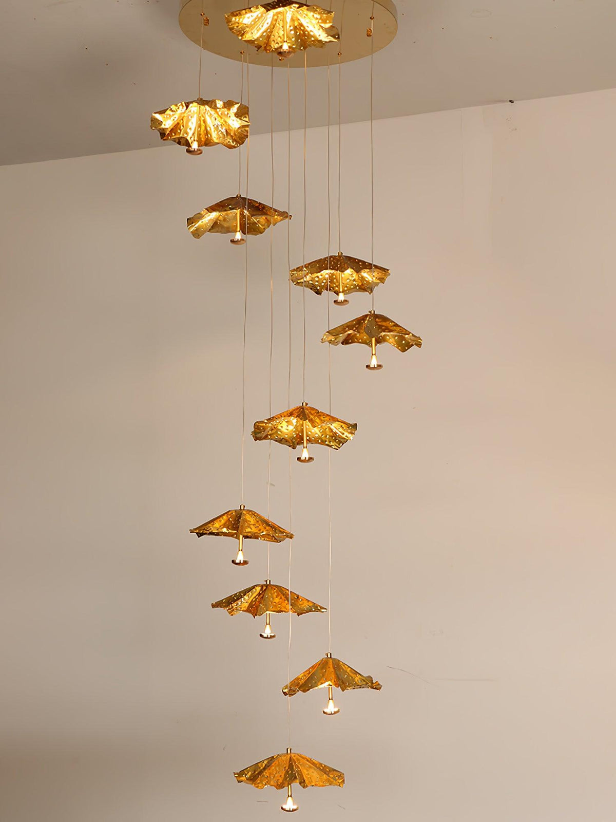 Lotus Leaf Chandelier