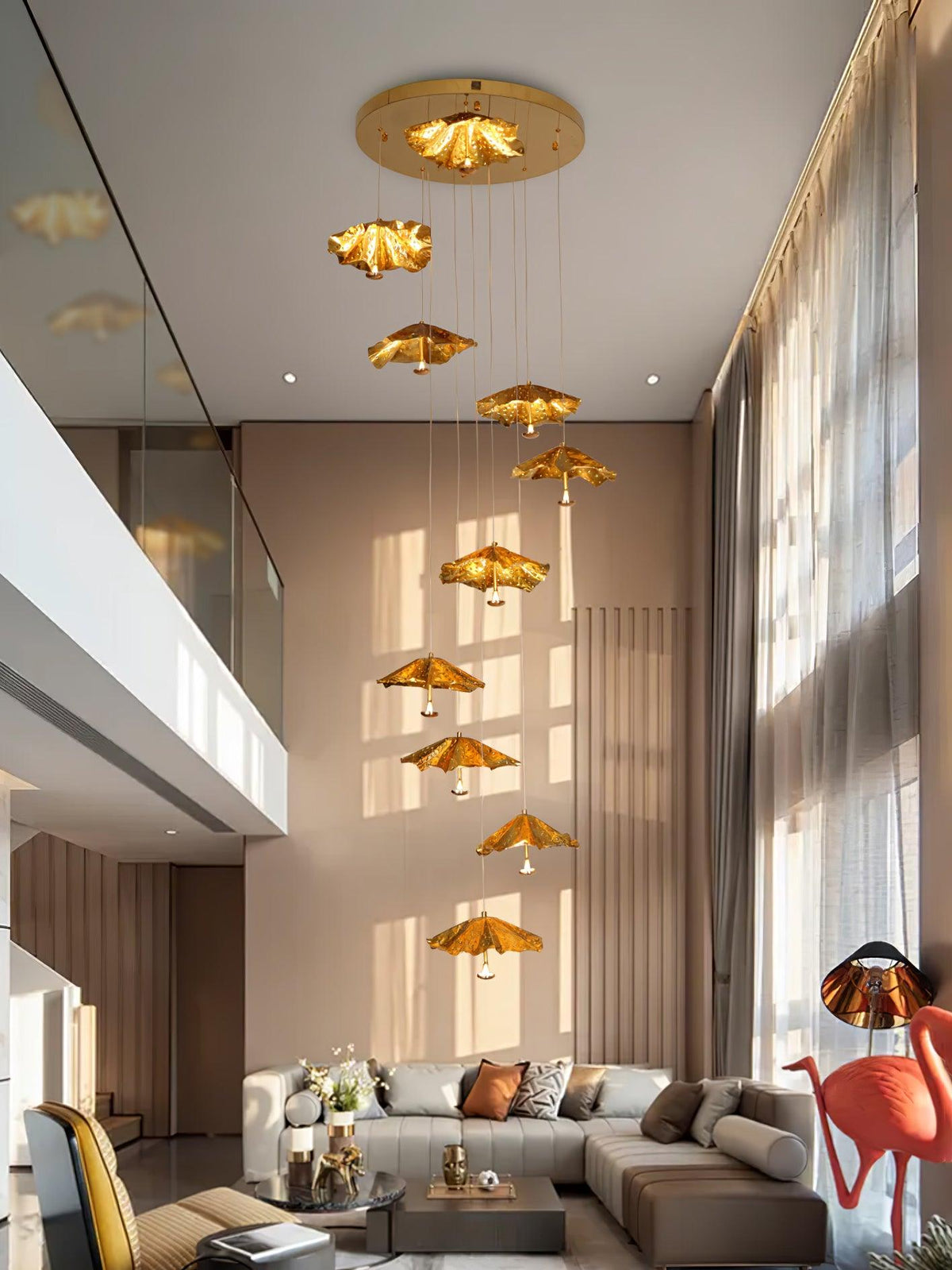 Lotus Leaf Chandelier