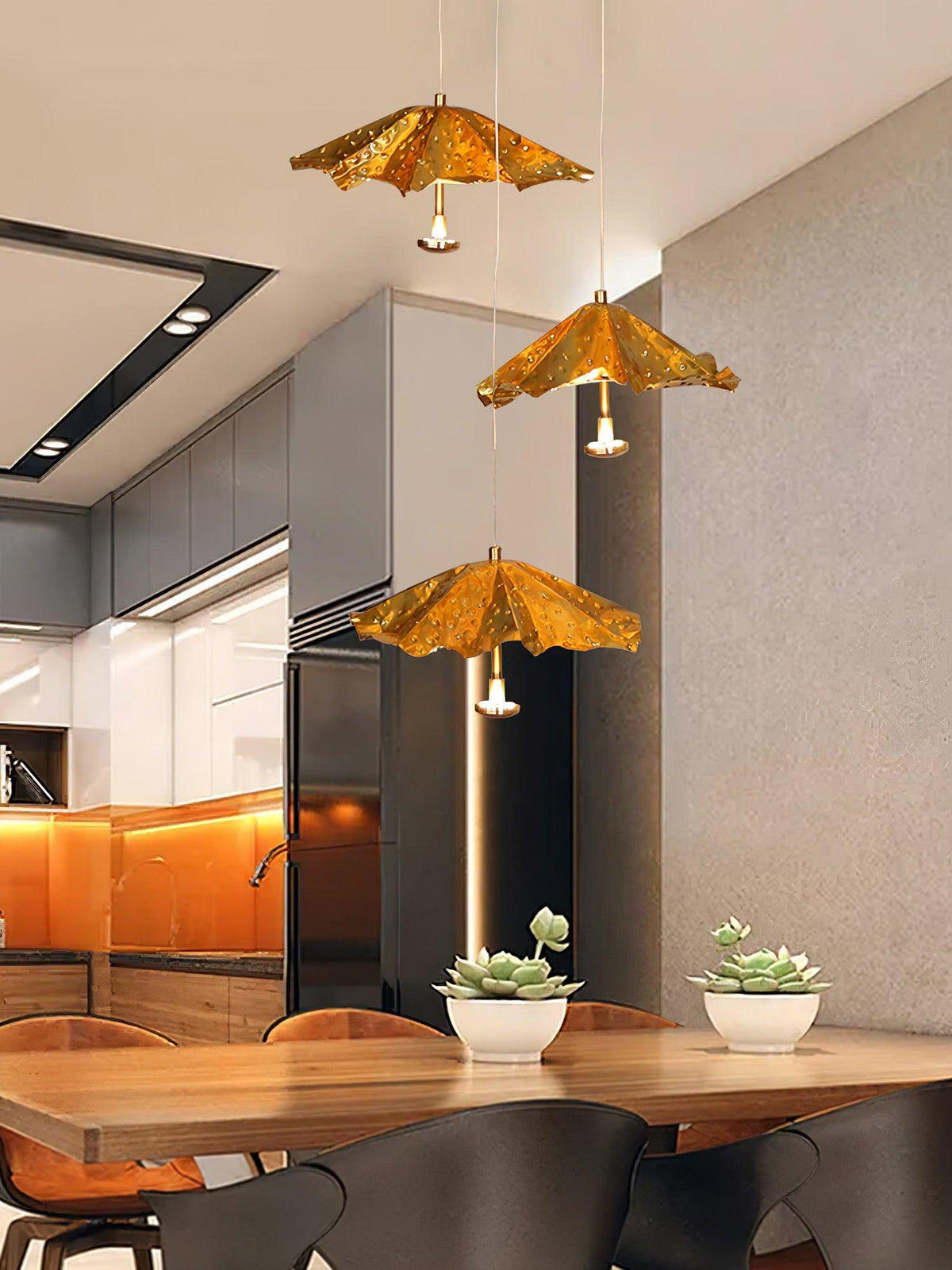 Lotus Leaf Chandelier