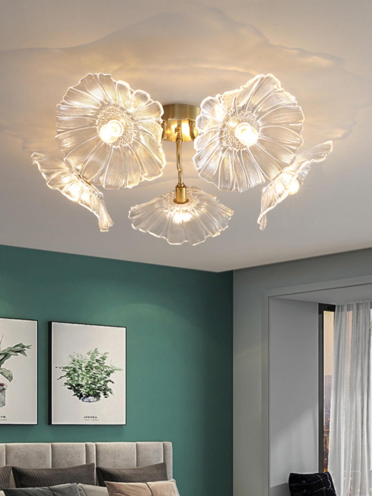lotus-leaf-glass-ceiling-lamp