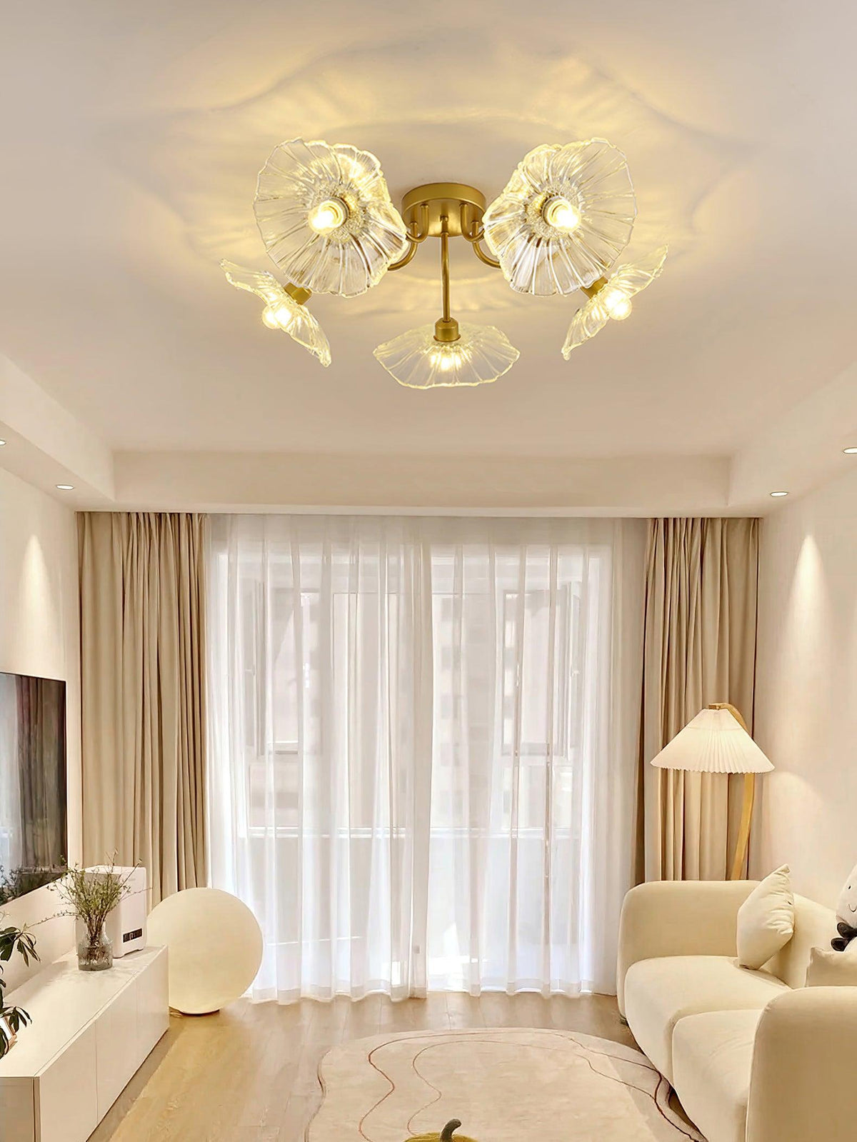 lotus-leaf-glass-ceiling-lamp