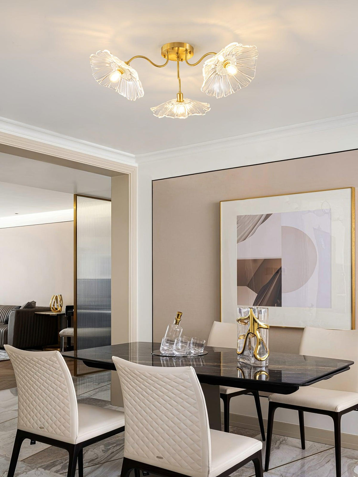 lotus-leaf-glass-ceiling-lamp