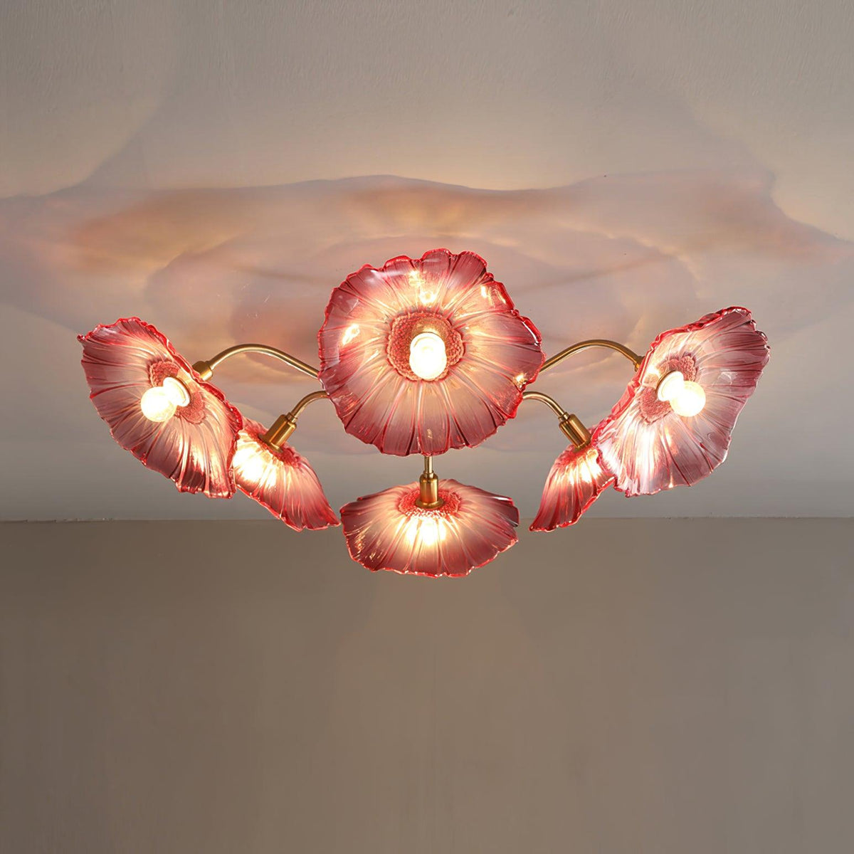 lotus-leaf-glass-ceiling-lamp