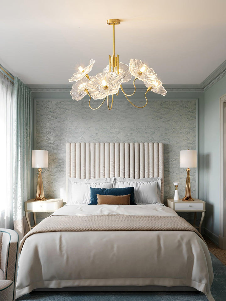 lotus-leaf-glass-chandelier
